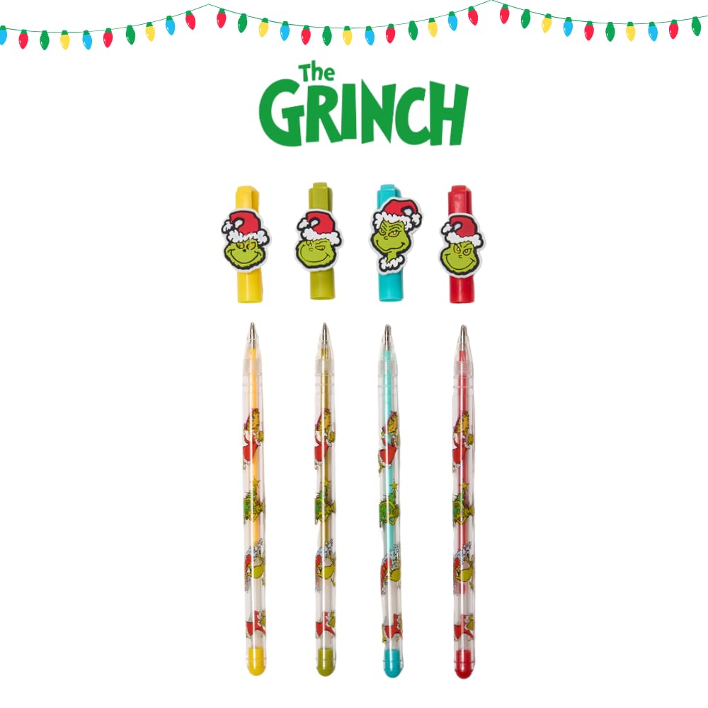 Festive Grinch journal box signals gift-ready packaging.