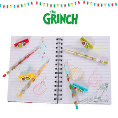 Grinch-themed kit for holiday planning and journaling.