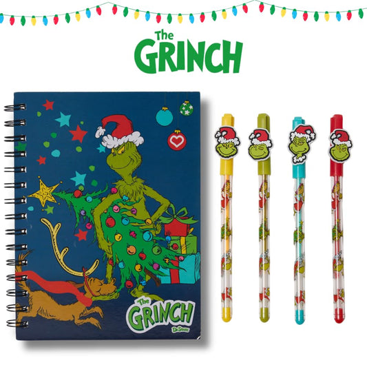 Grinch journal inside pages offer 80 lines for organized writing.