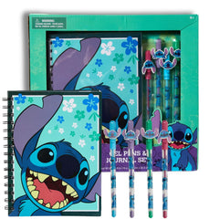 Innovative Designs Lilo & Stitch journal cover with vibrant artwork supports organized note-taking.