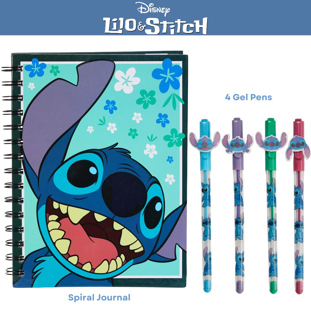Innovative Designs Lilo & Stitch journal pages with 80 lines for structured writing.
