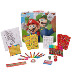 Innovative Designs Mario Bros deluxe activity case keeps supplies organized and portable