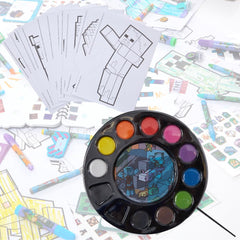 Innovative Designs Minecraft watercolors for soft washes and blending