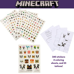 Innovative Designs Minecraft deluxe activity set stickers decorate Minecraft scenes with flair.