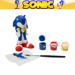 Innovative Designs Painted Sonic figurine display; ready for desk or shelf.