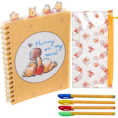 Innovative Designs Winnie the Pooh tab journal with Hunny pot on cover for organized notes