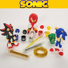 Innovative Designs Sonic diamond figurine painting with sparkling accents.