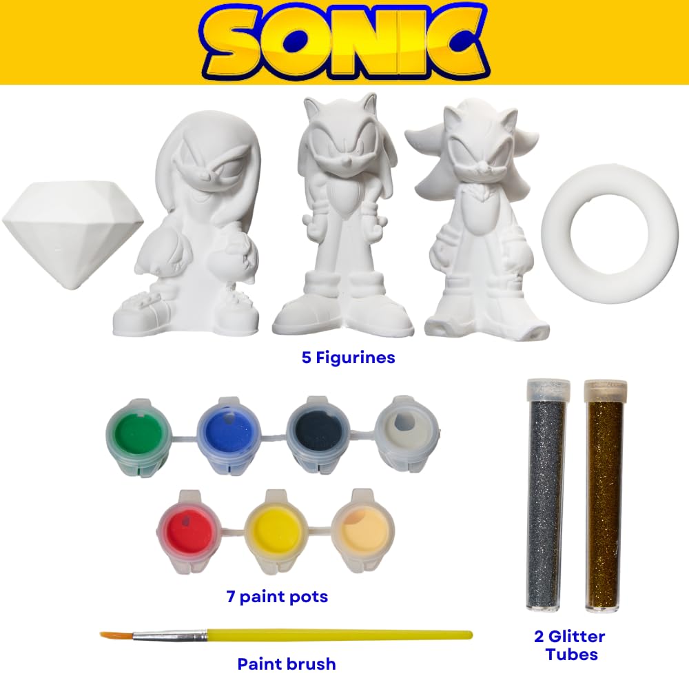 Innovative Designs Sonic paint pots and brush for a colorful, focused craft session.