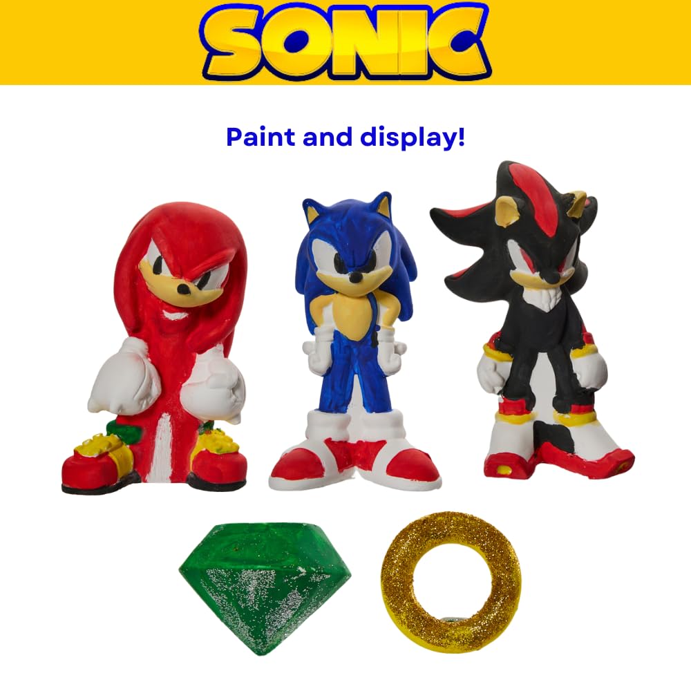 Innovative Designs Sonic ring figurine painting for bright, engaging craft moments.
