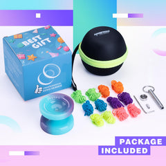 INOVASHON Yoyo K2 includes 12 strings and storage bag for practice anywhere.