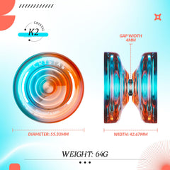 INOVASHON Yoyo K2 Crystal makes a great kids gift to boost coordination.