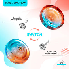 INOVASHON Yoyo K2 Crystal kit includes strings, bag, and removal tool for practice.
