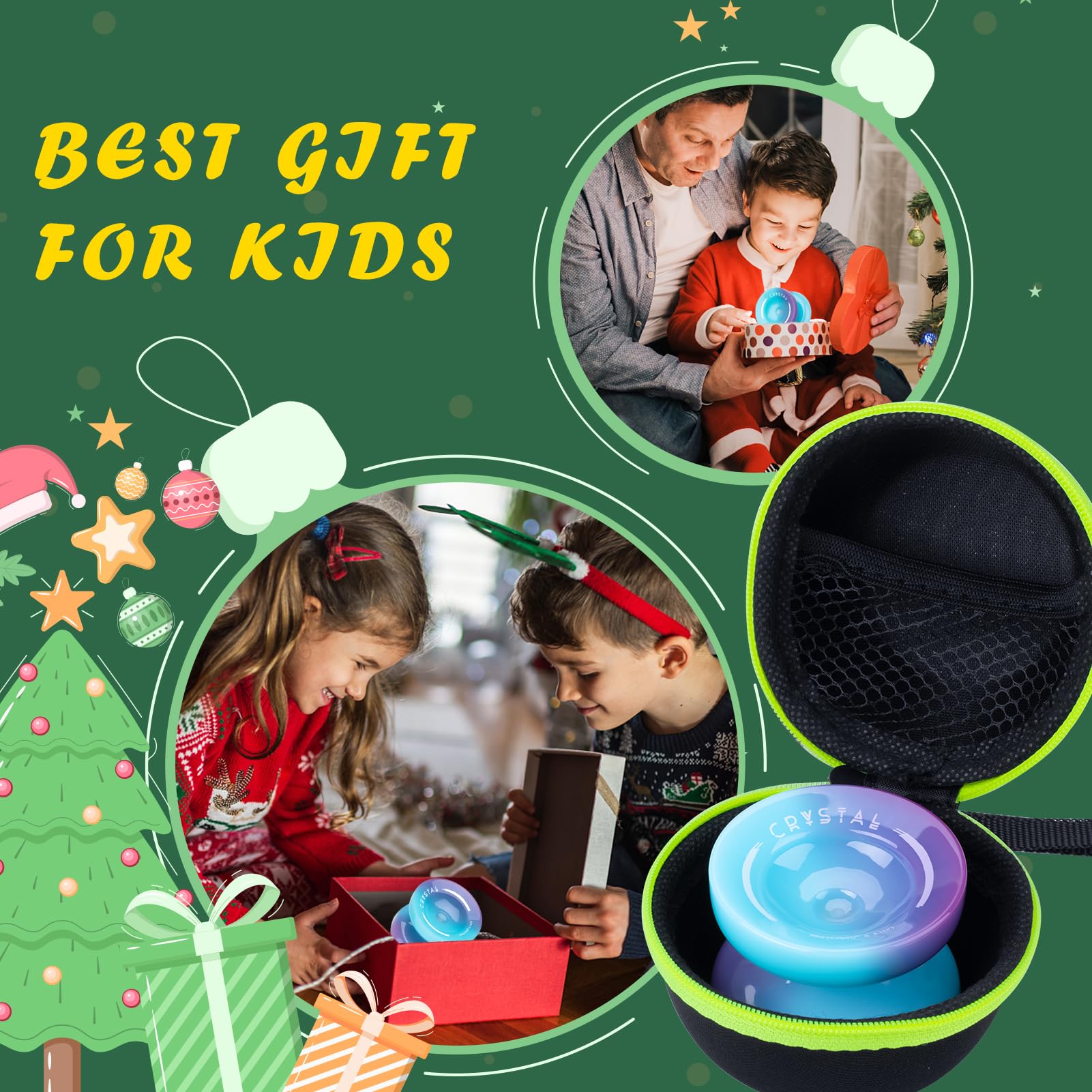 INOVASHON Yoyo K2 responsive mode with included bearing enables quick returns.