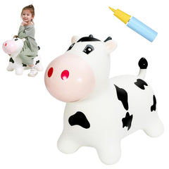INPANY Bouncy Cow front view invites toddler-friendly play and imaginative hopping.