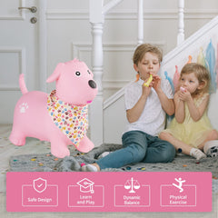 INPANY bouncy dog hopper kid-use image highlights versatile fun for toddlers