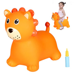 INPANY Bouncy Horse front view for playful safari playtime