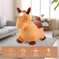INPANY bouncy horse promotes learning and entertainment through active play.