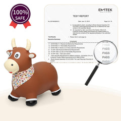 INPANY cow hopper in use outdoors, ideal for active outdoor play