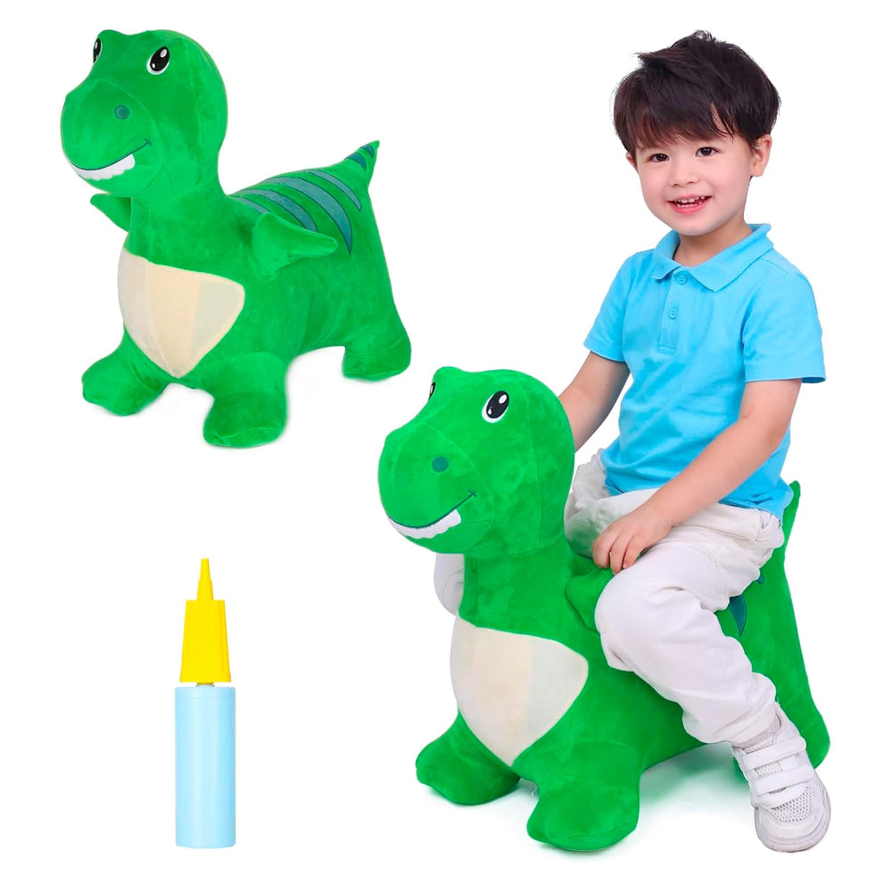 INPANY Dinosaur Hopper front view, plush design ready for active play.