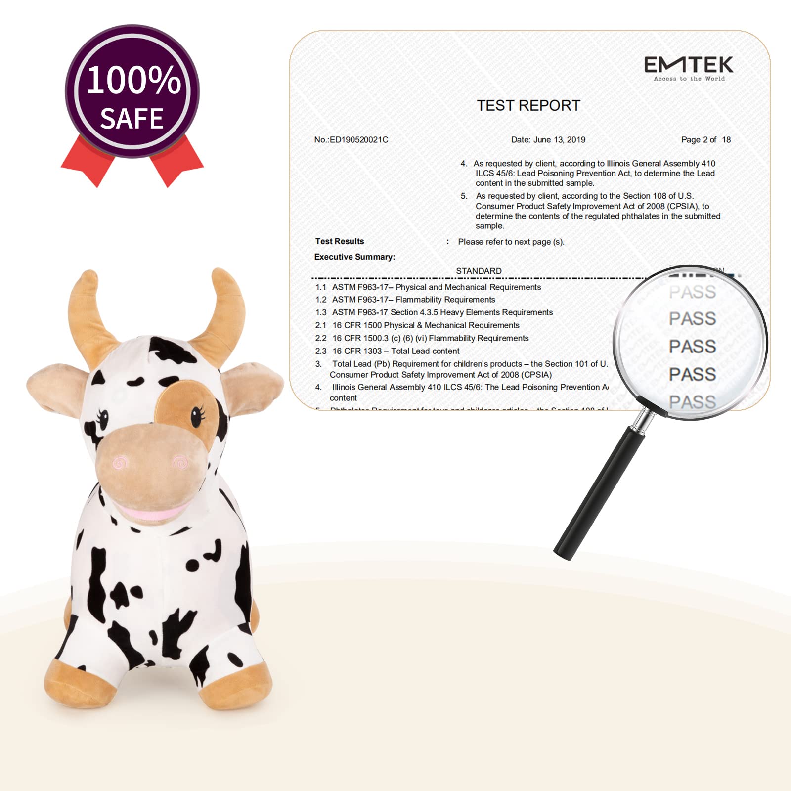 INPANY Gift-ready cow hopper packaging makes a birthday surprise.