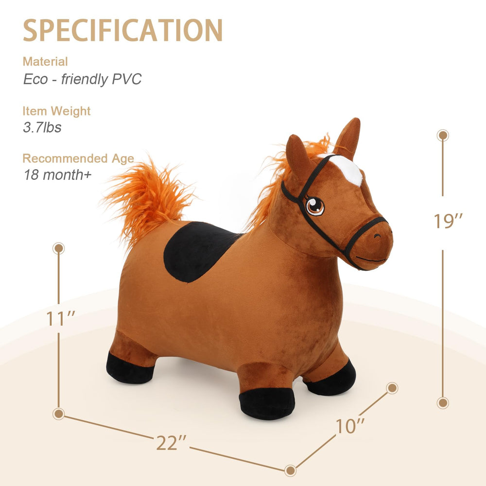 INPANY inflatable-hopper for toddlers offers easy inflation and safe, giggly bounce