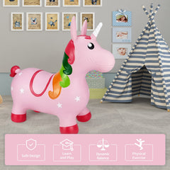 INPANY Unicorn Hopper in use indoors and outdoors for versatile play