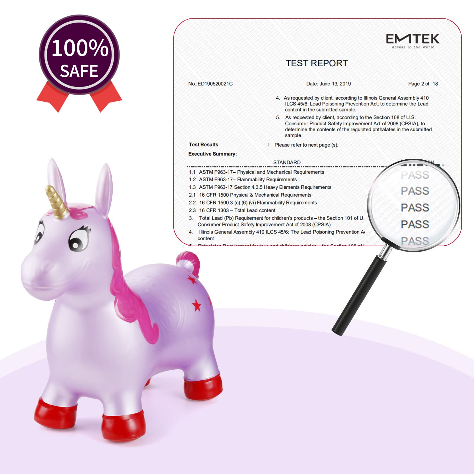 INPANY Unicorn Hopper packaged gift box ready for gifting