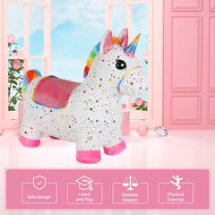INPANY removable plush cover simplifies cleaning after play.