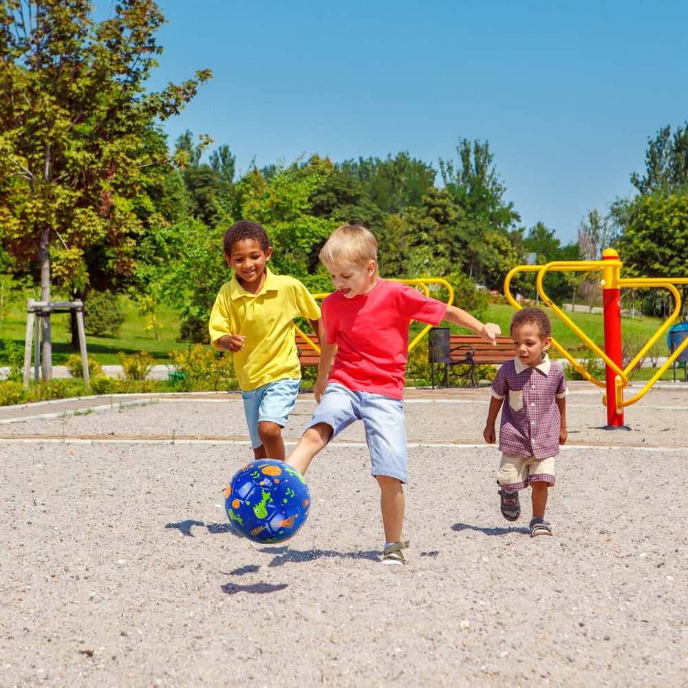 INPODAK Glitter Ball in action on grass to inspire active play.