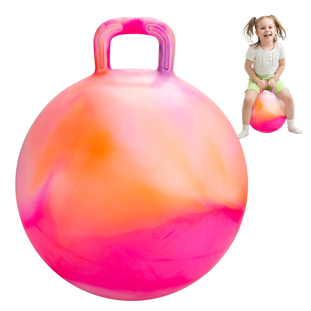 INPODAK Hopper Ball 18-Inch with handle for safe, balanced indoor play.