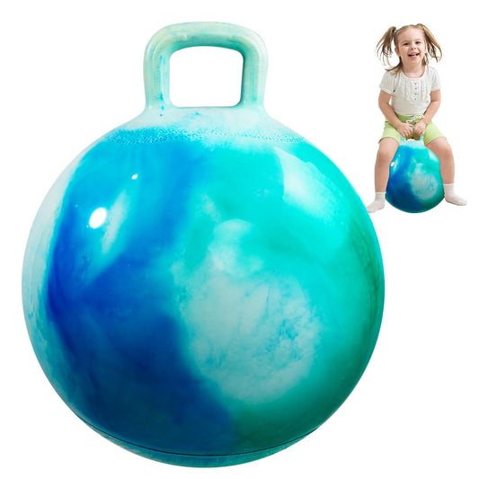 INPODAK hopper ball 18-inch with handle ready for stable, safe play