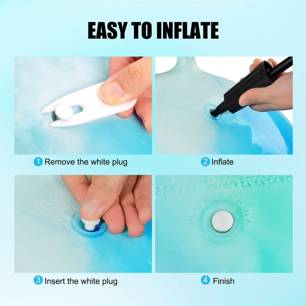 INPODAK hopper ball non-slip bottom for stable grip.