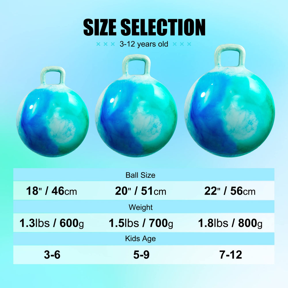 INPODAK hopper ball non-slip bottom supports stable jumping