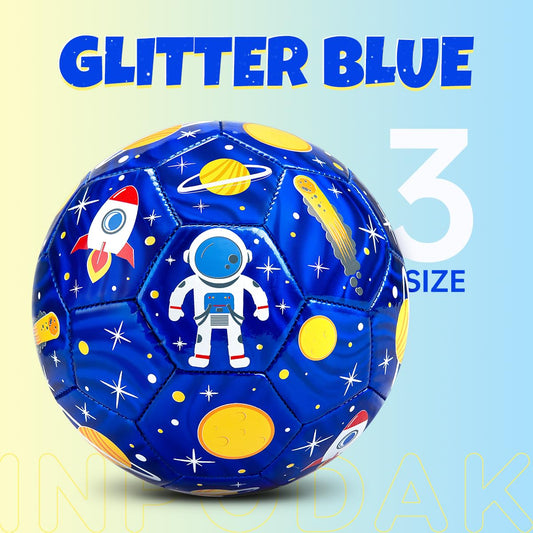 INPODAK size-3-ball for toddlers and kids demonstrates easy control during play.