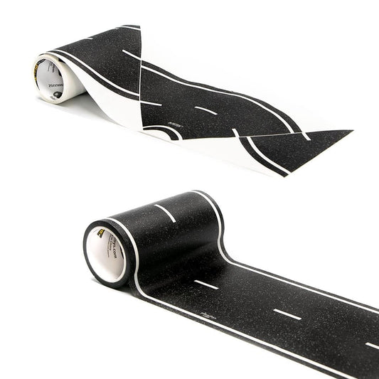 InRoad Toys PlayTape road tape offers a 30-foot road for quick, creative play setups.