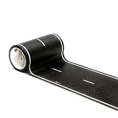 InRoad Toys PlayTape unrolled on table creates a flat, ready-to-play road.