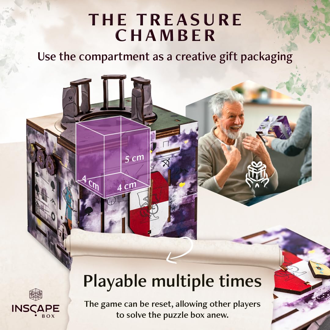 INSCAPE Cluebox coin reveal teases treasure inside the chamber.