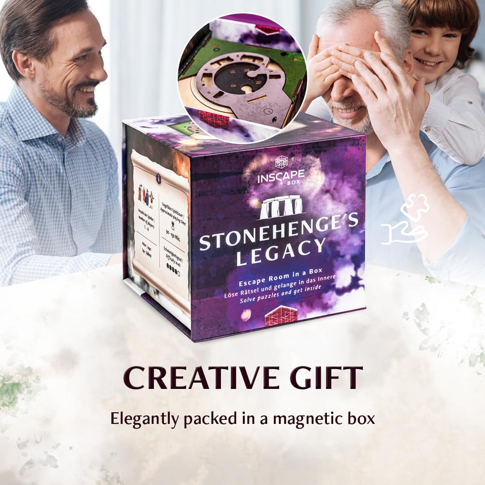 INSCAPE Cluebox gift-ready packaging ideal for puzzle lovers.