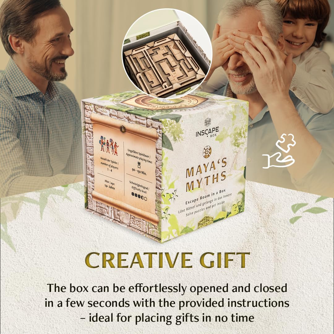 INSCAPE Maya's Myths gift-ready box makes a memorable present for puzzle lovers