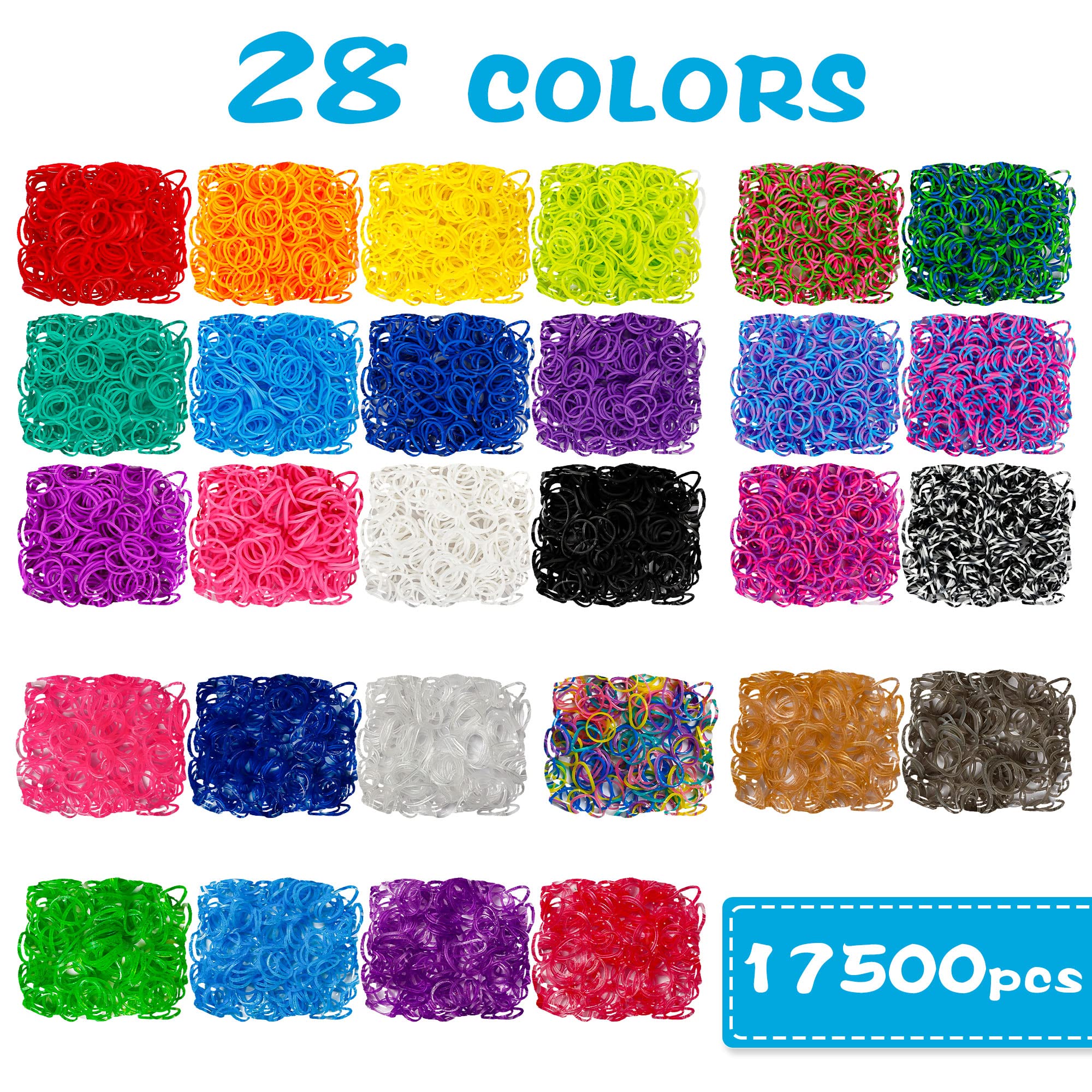INSCRAFT 28 colors set for vibrant loom projects
