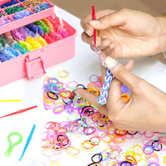 INSCRAFT 600 S-clips secure loom bracelets for lasting wear.
