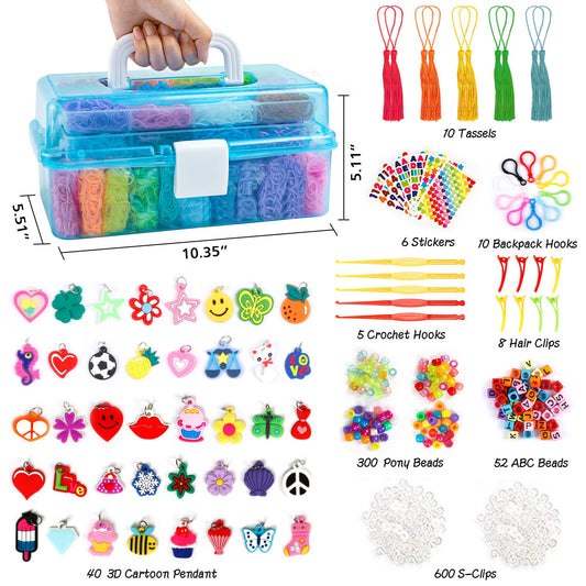 INSCRAFT blue three-layer container showing organized storage
