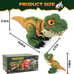 INSFUN dinosaur toy light effects brighten nighttime dinosaur stories