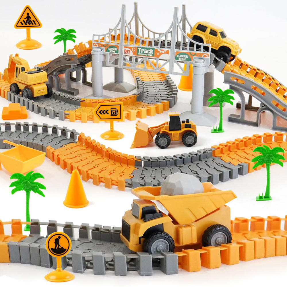 INSFUN race tracks bridge: elevated path for dynamic, smoother racing.
