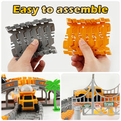 INSFUN widened track section highlights stability and smoother turns.
