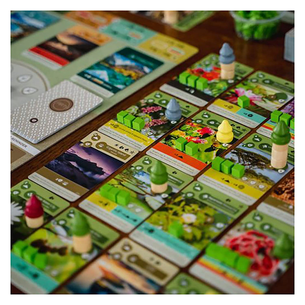 Inside Up Games Earth: fauna and flora interact to create new synergies.