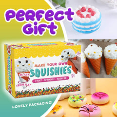 Insnug Paint Your Own Squishies Kit – glitter sprinkles add sparkle during craft time