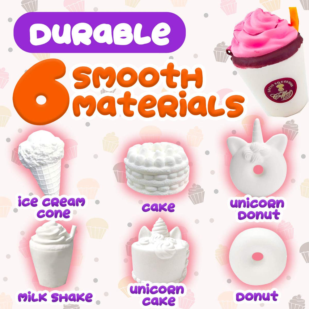 Insnug Paint Your Own Squishies Kit – ice cream scented squishy for calming tactile fun