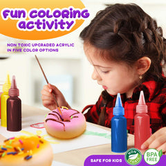 Insnug Paint Your Own Squishies Kit – washable paints for mess-free color mixing