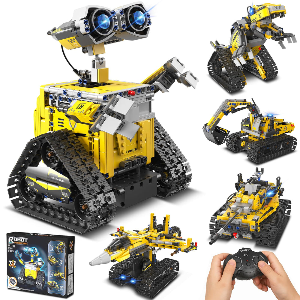 Insnug robot building set main model assembly for imaginative play and STEM exploration